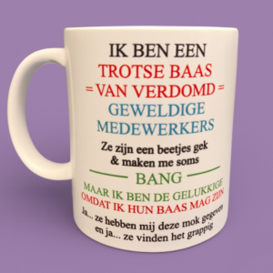 Mok voor de beste baas